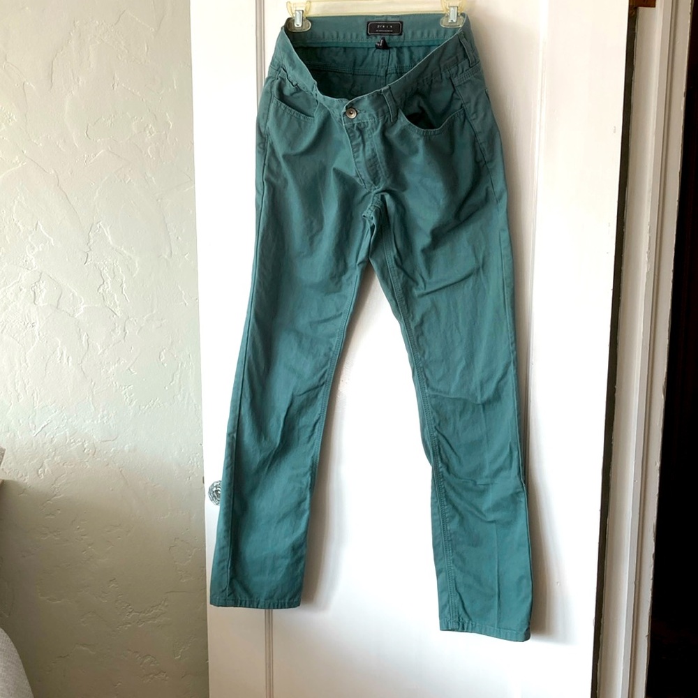 Pants men’s 34,  2-men brand dark turquoise